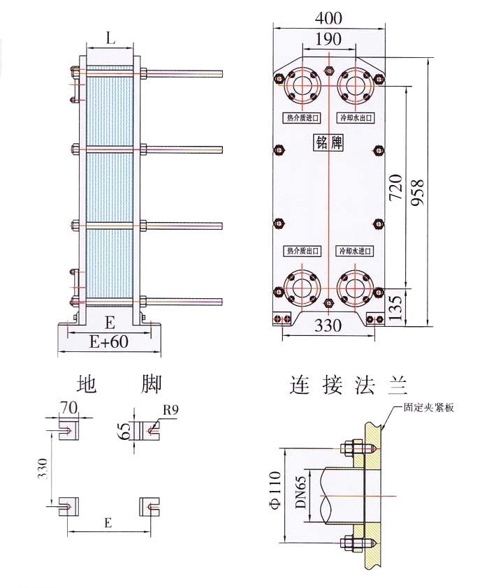 BR0.2系列冷却器外形尺寸