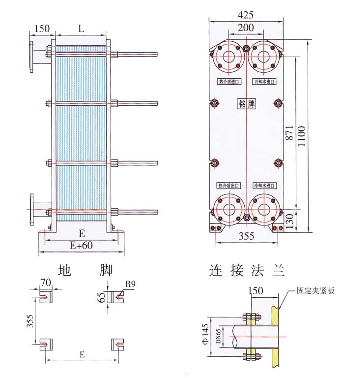 BR0.23系列冷却器外形尺寸