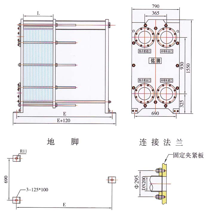 BR2.2系列冷却器外形尺寸
