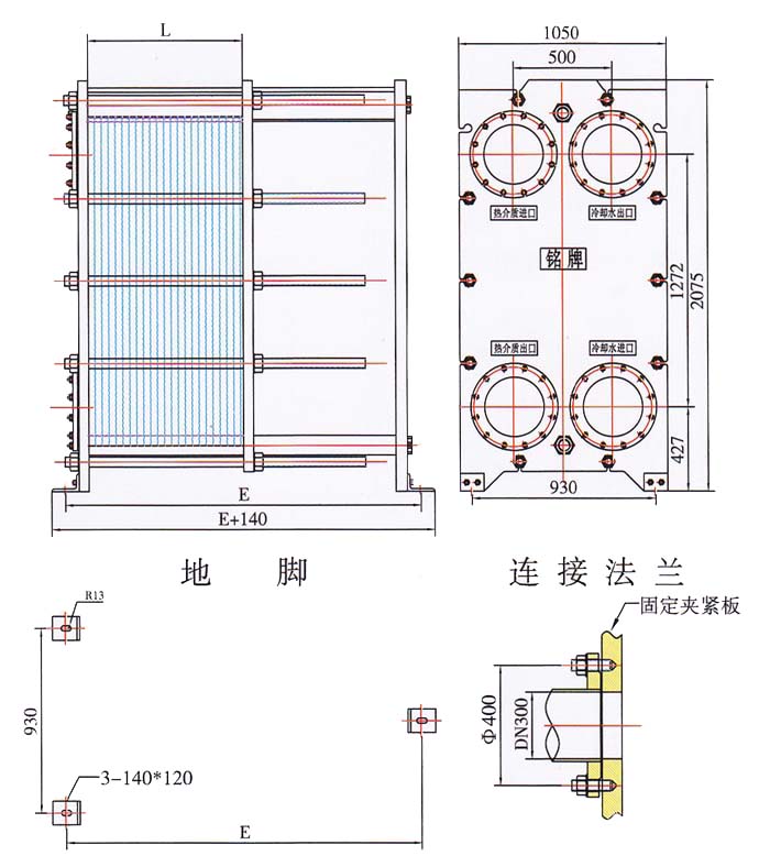 BR2.2系列冷却器外形尺寸