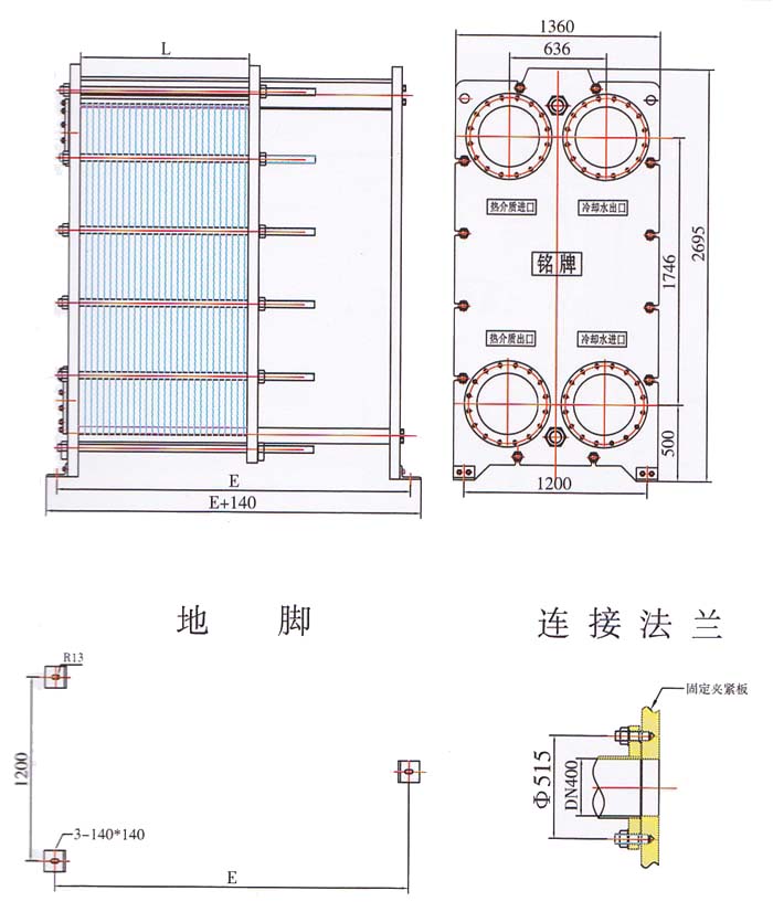 BR2.2系列冷却器外形尺寸